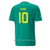 Camiseta de fútbol Senegal Sadio Mane 10 Segunda Equipación Mundial 2022 - Hombre